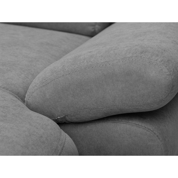 Pi világosszürke kinyitható sarokkanapé, jobb oldali kivitel - Windsor & Co Sofas-image-4