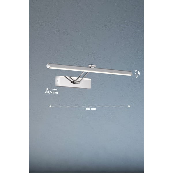 Ezüstszínű LED fali lámpa Baabe – Fischer & Honsel-image-3