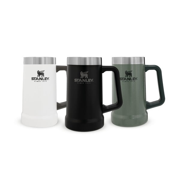 Fekete rozsdamentes acél termobögre 700 ml The Big Grip Beer Stein Black – Stanley-image-2