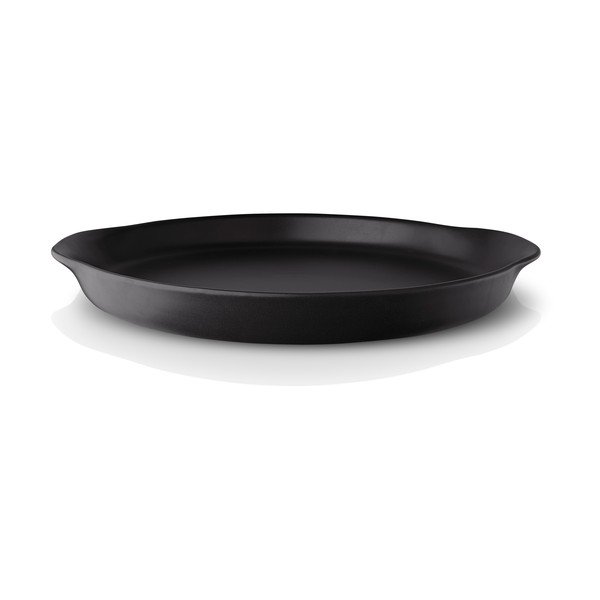 Nordic fekete agyagkerámia szervírozó tányér, ø 30 cm - Eva Solo-image-1