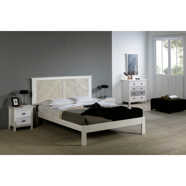 Roma fehér franciaágy, 140 x 190 cm - Marckeric-image-1