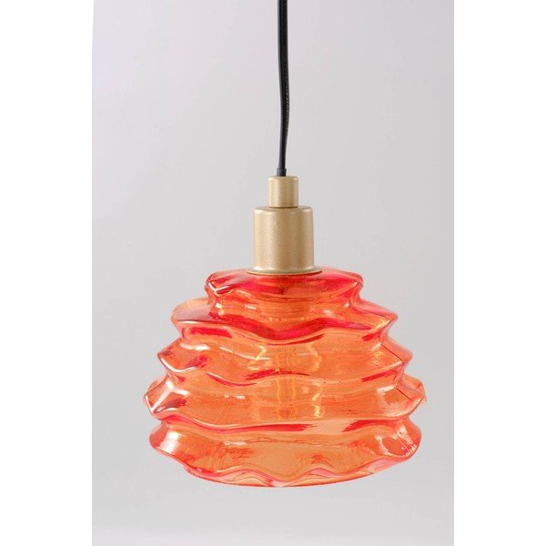 Narancssárga üveg függőlámpa ø 15 cm Fall – Jotex-image-3