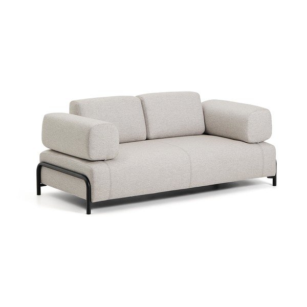 Szürkésbézs moduláris kanapé 200 cm Compo – Kave Home-image-2