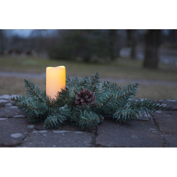 Fehér-zöld fénydekoráció karácsonyi mintával Serene – Star Trading-image-2