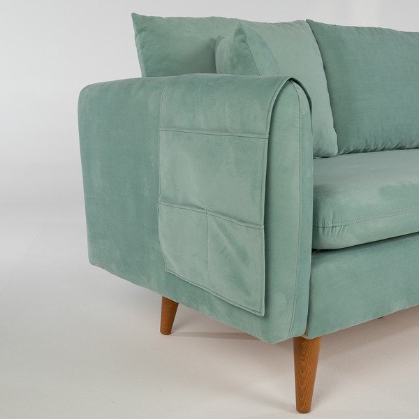Világoskék kanapé 215 cm Sofia – Balcab Home-image-4