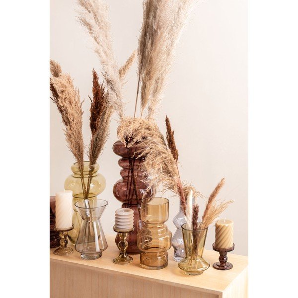 Layered szürke gyertya, magasság 7,5 cm - PT LIVING-image-1