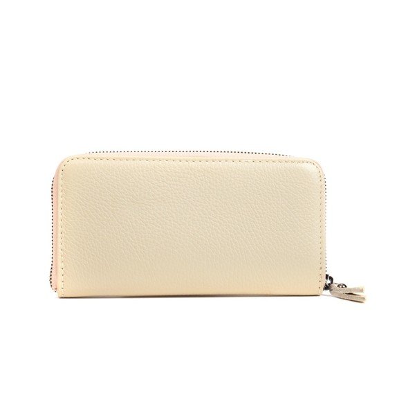 Flora bézs bőr pénztárca - Mangotti Bags-image-3