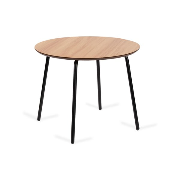 Natúr színű kerek dohányzóasztal szett 2 db-os ø 55 cm Luke – Bonami Essentials-image-2