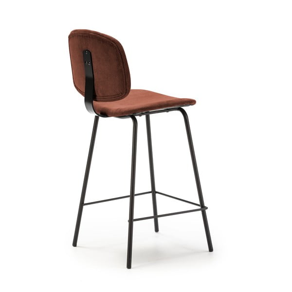 Borvörös bárszék szett 2 db-os (ülésmagasság 64 cm) Arus – Marckeric-image-4