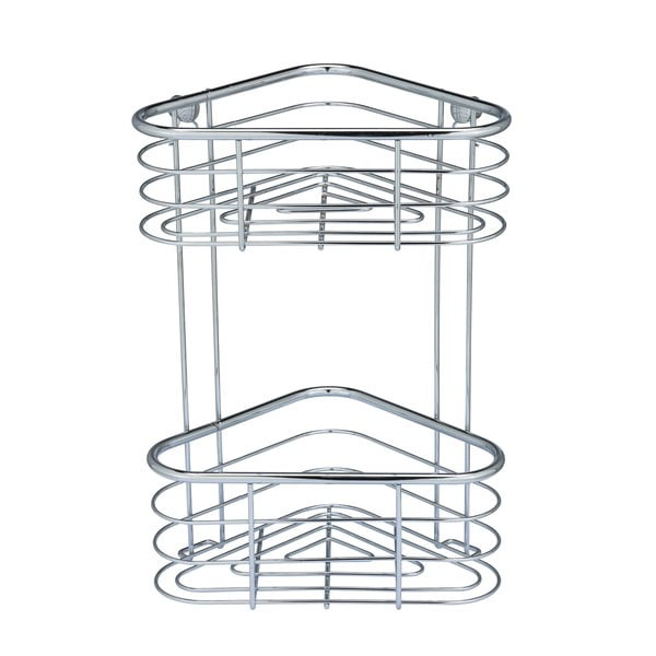 Trestina ezüstszínű sarok zuhanypolc, 25 x 35 cm - Wenko-image-2