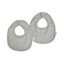 Szürke muszlin előke szett 2 db-os – Bébé Douceur