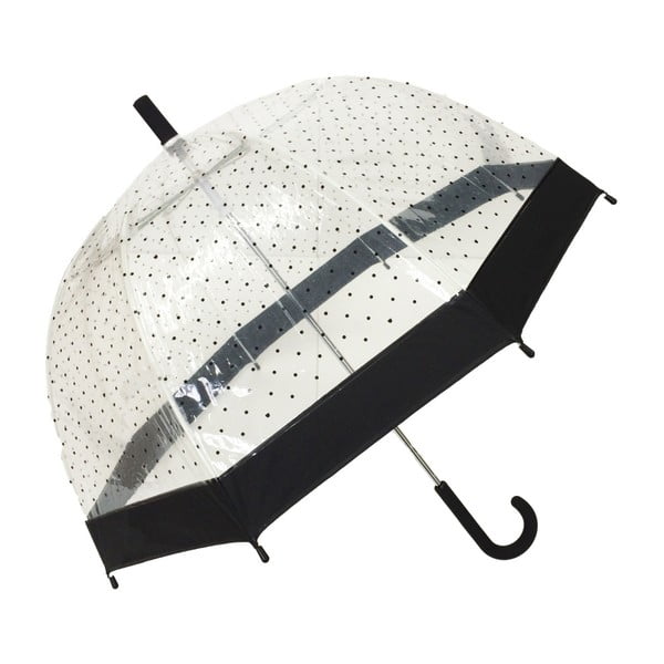 Audrey átlátszó gyerek esernyő fekete szegéllyel, ⌀ 66 cm - Ambiance