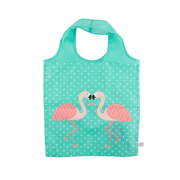Tropical Flamingo összehajtható bevásárlótáska - Sass & Belle