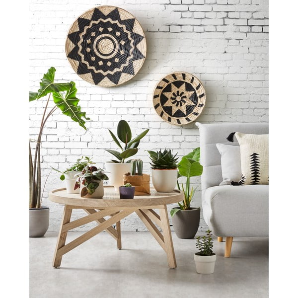 Thais mindifa dohányzóasztal, ø 80 cm - Kave Home-image-2