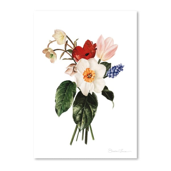 Spring Bouquet by Shealeen Louise 30 x 42 cm-es plakát