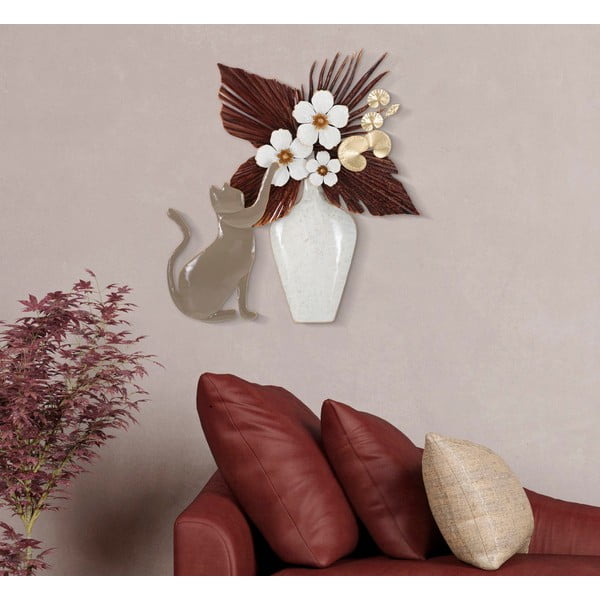 Fém fali dekoráció 55x60 cm Cat – Mauro Ferretti-image-1