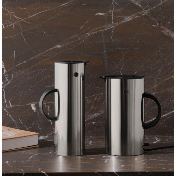 Ezüstszínű rozsdamentes acél thermo kancsó 1 l EM77 – Stelton-image-1