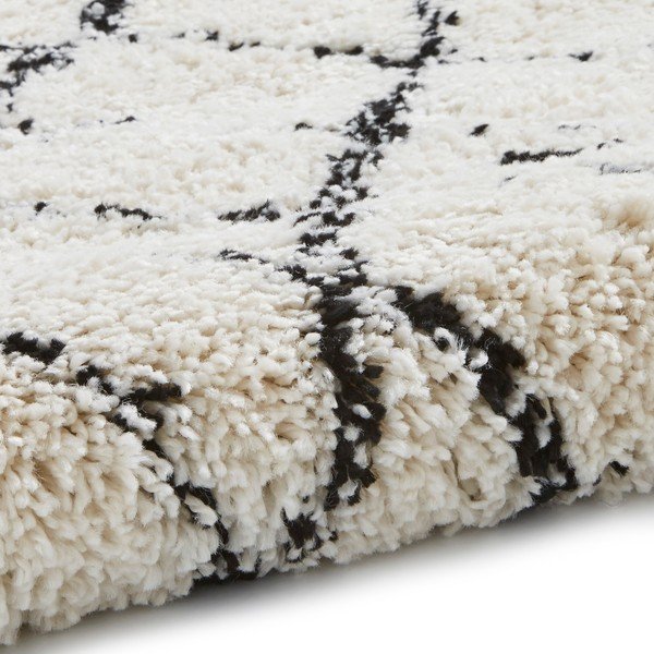 Boho fehér-fekete szőnyeg, 160 x 230 cm - Think Rugs-image-4