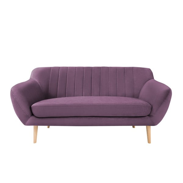 Sardaigne lila bársony kanapé, 158 cm - Mazzini Sofas