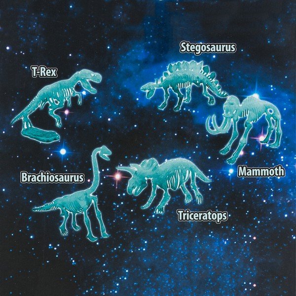 Dinosaurs fluoreszkáló 3D puzzle - InnovaGoods-image-1