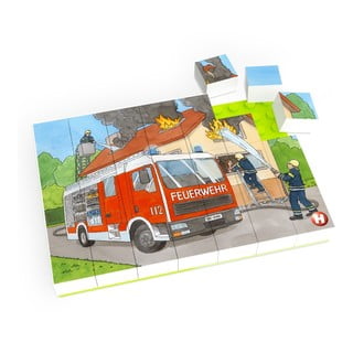 Tűzoltóság puzzle gyerekeknek - Hubelino