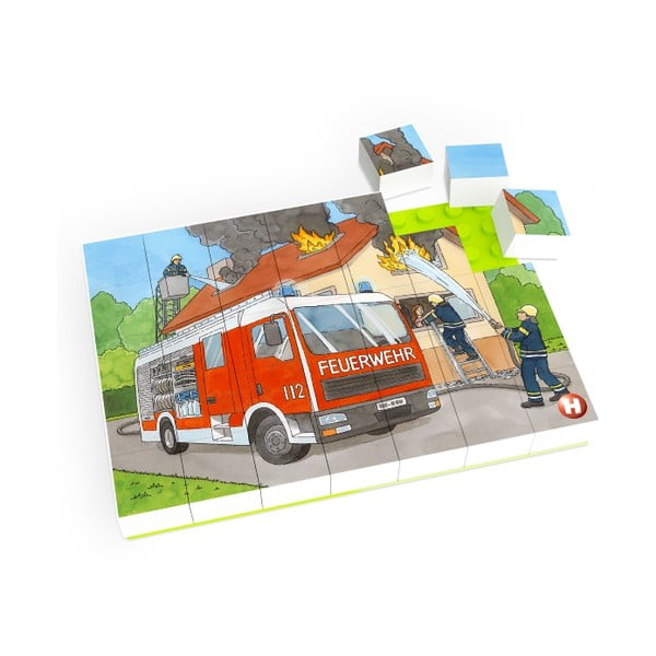 Tűzoltóság puzzle gyerekeknek - Hubelino