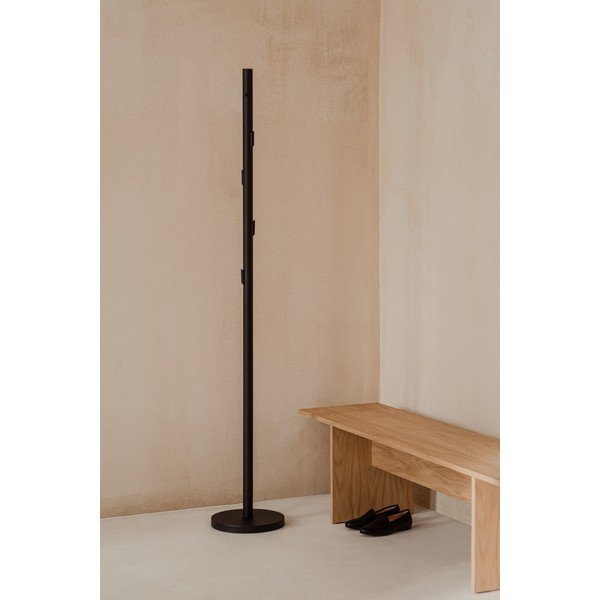 Fekete fém fogas ø 25x183 cm Yuko – noo.ma-image-1