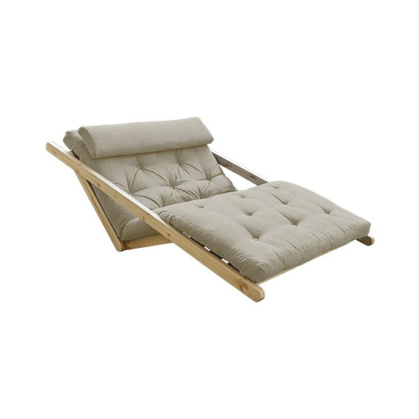 Figo Natural/Linen homokszínű kinyitható kanapé - Karup Design