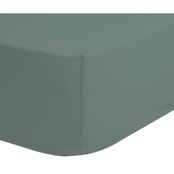 Zöld pamut gumis gyereklepedő, 70 x 140/150 cm - Good Morning-image-1