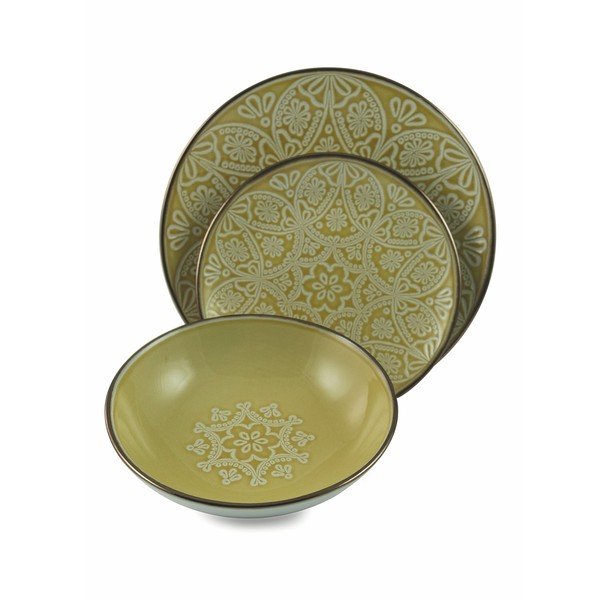 Baku 18 db-os színes agyagkerámia étkészlet - Villa d´Este-image-4