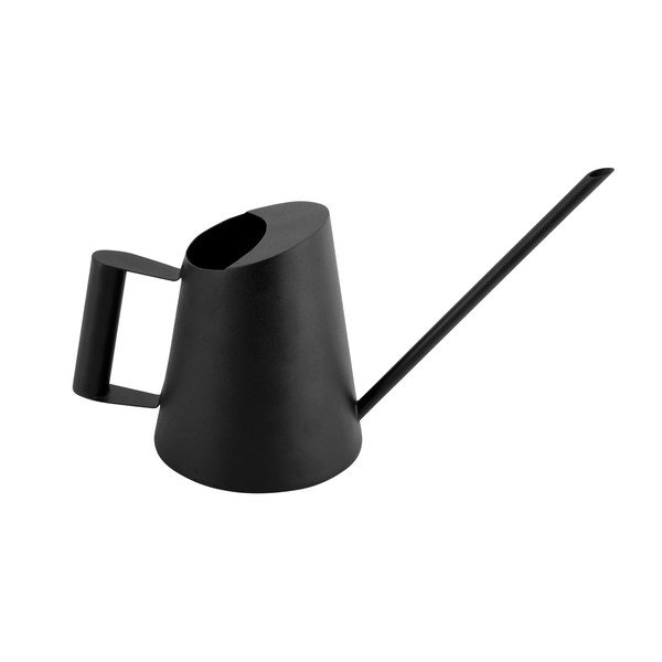 Grace fekete fém öntözőkanna, magasság 20 cm - PT LIVING-image-2