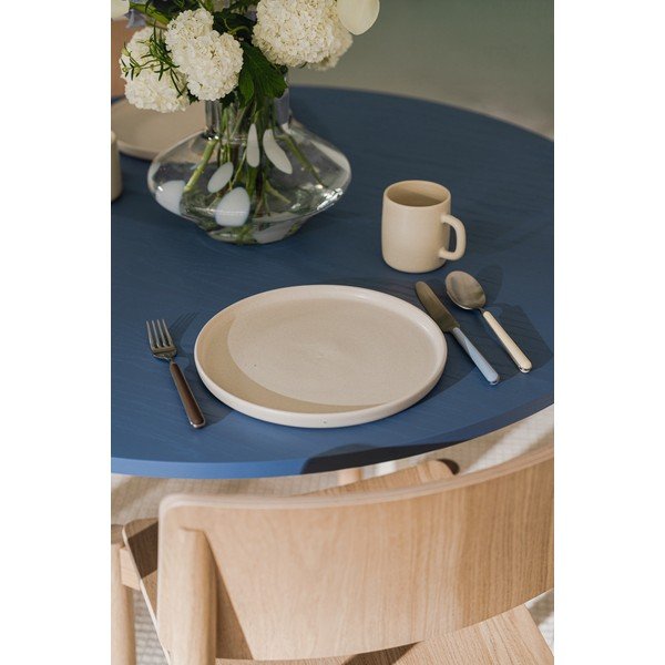 Világossárga-ezüstszínű rozsdamentes acél egyszemélyes evőeszköz készlet 4 db-os Noli – noo.ma-image-1