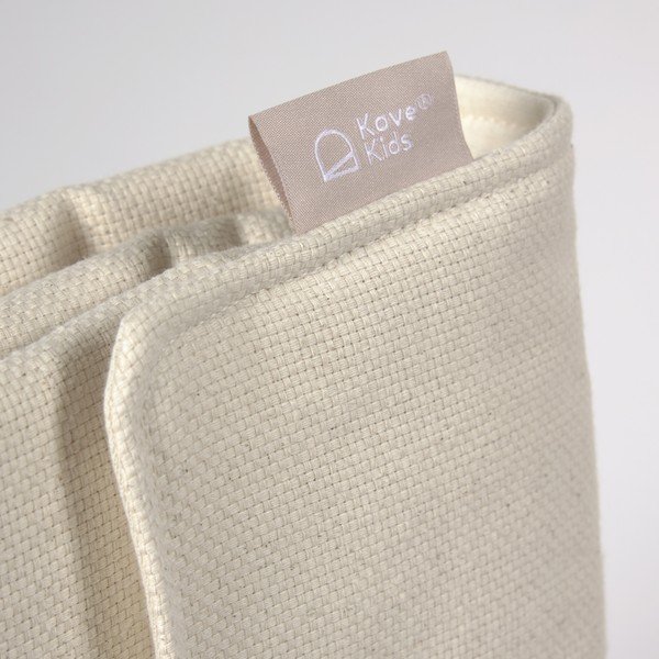 Jeila fehér organikus pamut pelenkázó alátét utazáshoz - Kave Home-image-3