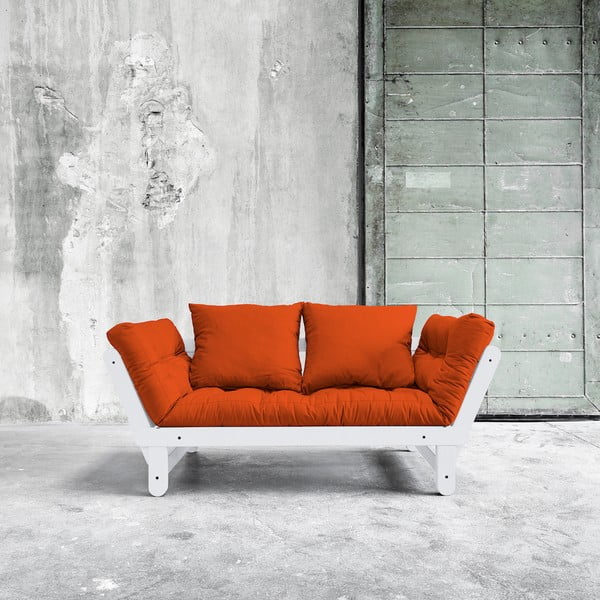 Beat White/Orange kinyitható kanapé - Karup-image-1