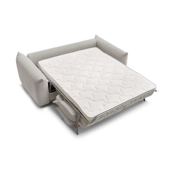 Világosszürke kinyitható kanapé 214 cm Ernest – Bobochic Paris-image-4