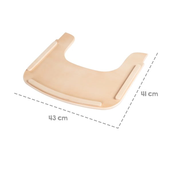 Natúr színű etetőszék tálca Sit Up Flex – Roba-image-3