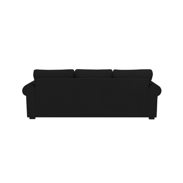 Hermes fekete kanapé, 245 cm - Windsor & Co Sofas-image-4