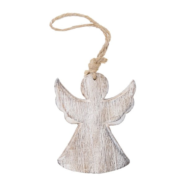 Felakasztható angyal fából, magasság 13 cm - Ego Dekor