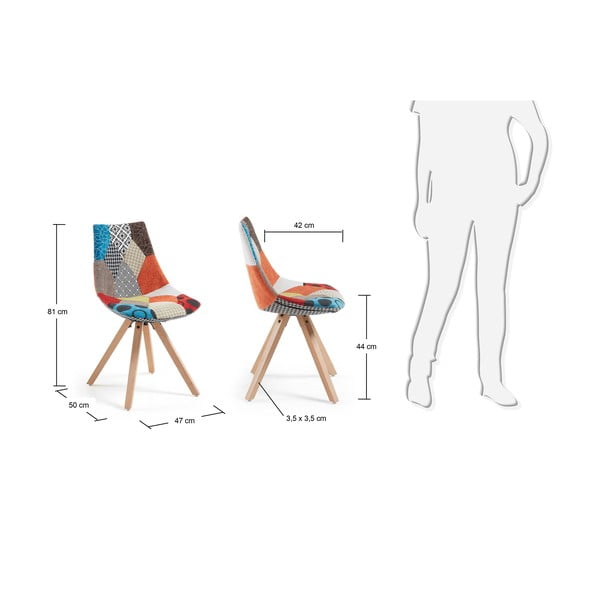 Armony mintás szék - La Forma-image-3