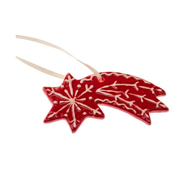 Kerámia karácsonyfadísz 9 cm Gingerbread Comet – Dakls