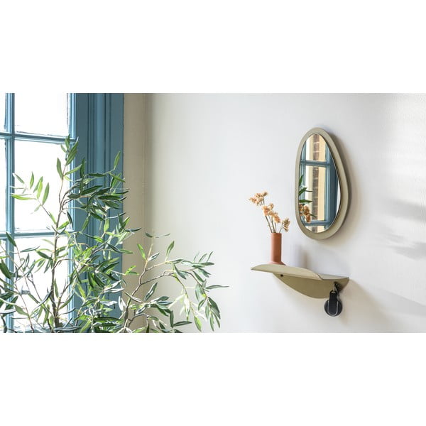 Bézs fém fali polc 34 cm Pipa – Spinder Design-image-3