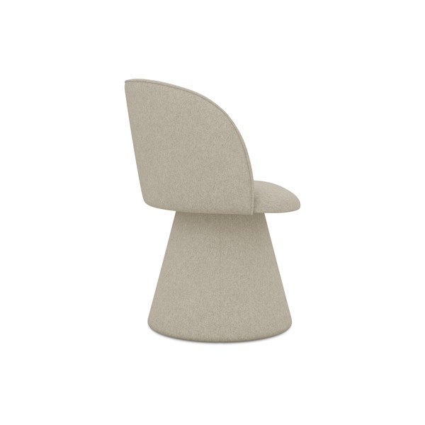 Bézs kárpitozott étkezőfotel Maia – Makamii-image-3