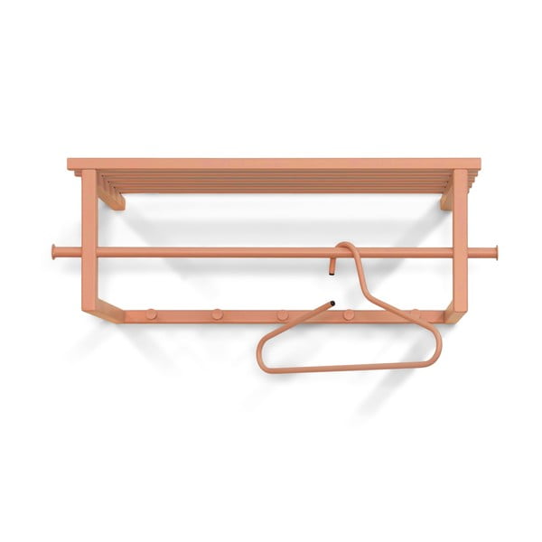 Lazacszínű fém fali fogas polccal 76 cm Marco – Spinder Design-image-4