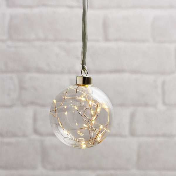 Fénydekoráció karácsonyi mintával ø 10 cm Glow – Star Trading-image-1