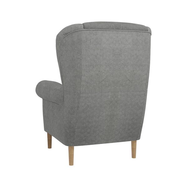 Világosszürke füles fotel Swan – Ropez-image-2