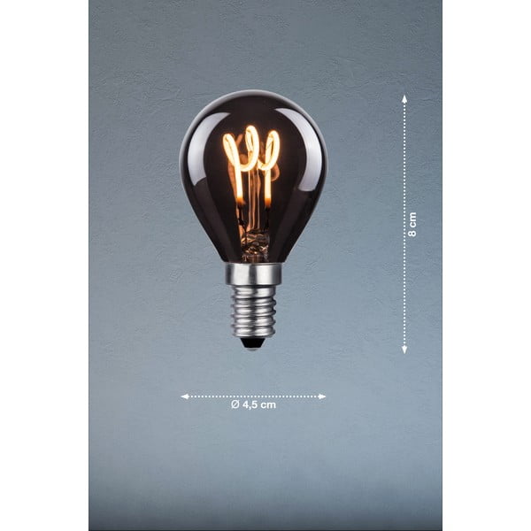 Meleg színű izzó E14, 2 W Elegance – Fischer & Honsel-image-2