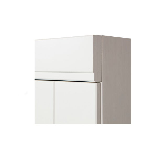 Fehér borovi fenyő ruhásszekrény 77x175 cm Connect – WOOOD-image-4