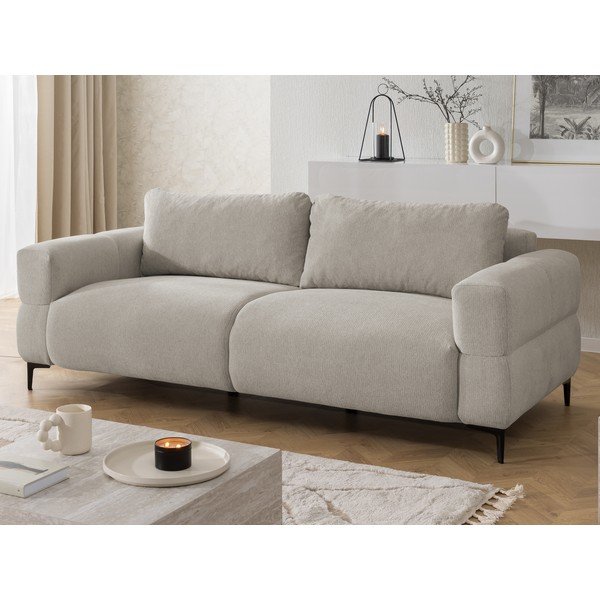 Bézs kanapé 217 cm Helio – Ropez-image-4
