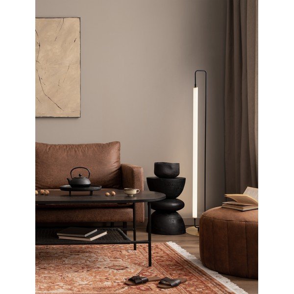 Fehér-matt fekete fém LED állólámpa (magasság 150 cm) Wetro – Nova Luce-image-1