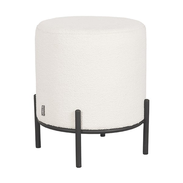 Fehér buklé puff Troy – LABEL51-image-1